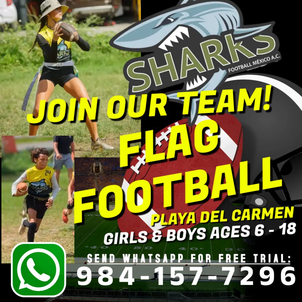 free trial flag football playa del carmen
